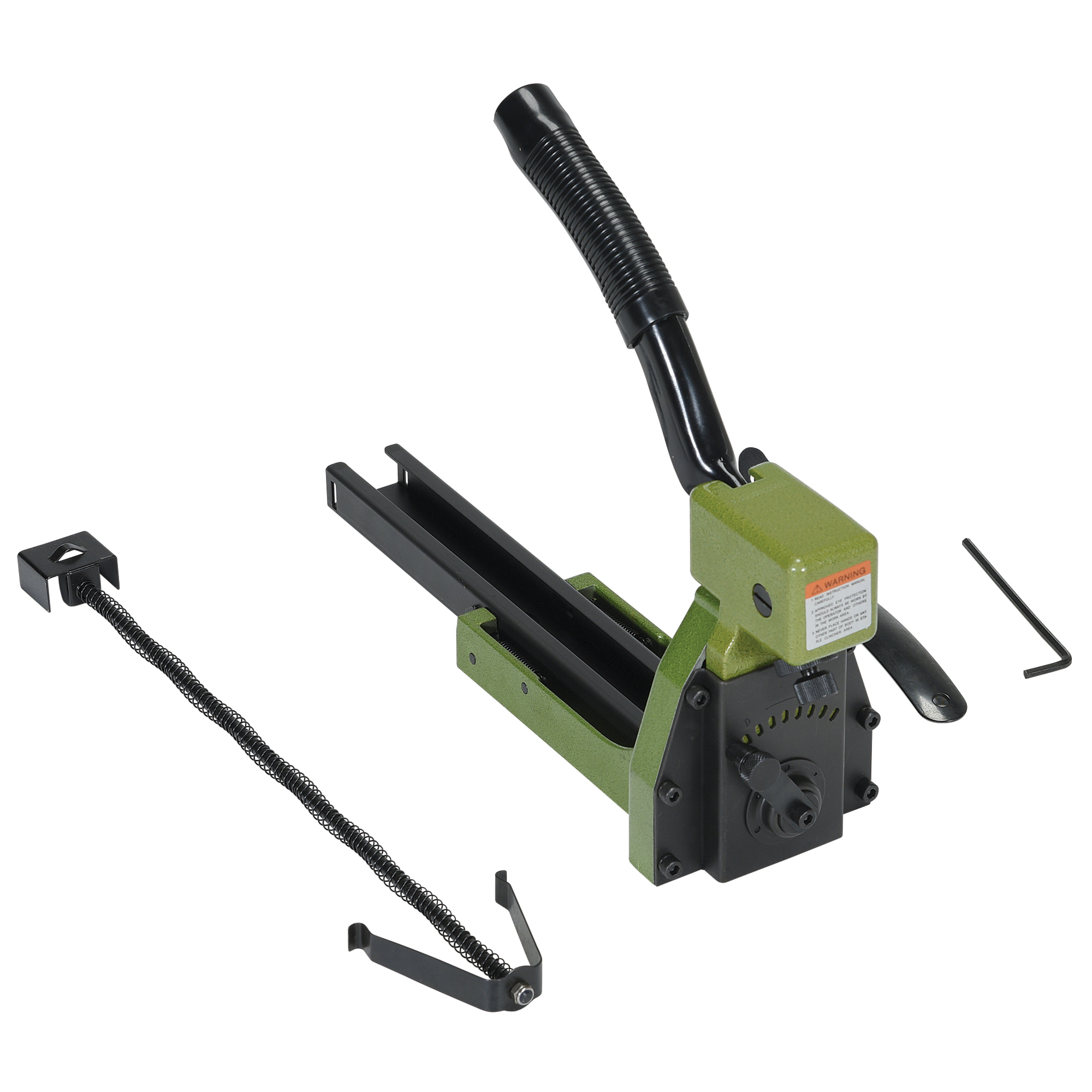 Vestil Steel Manual Box Stapler - 3/4in., Adjustable Clamping Force and Depth, Model# STAPLE-34